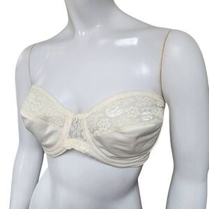 Dominique Light Yellow Strapless Bra (36C)